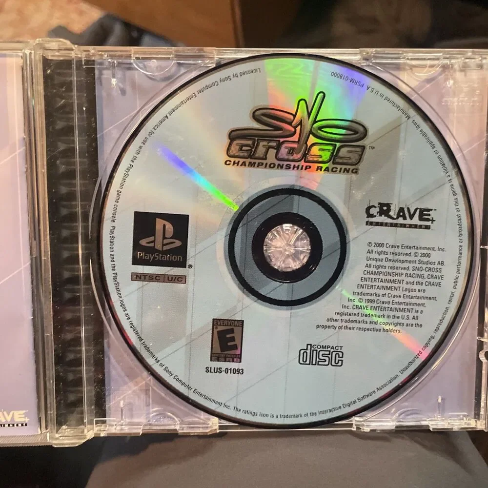Sno Cross Championship Racing (Playstation 1) PS1 Complete game Tested Snow